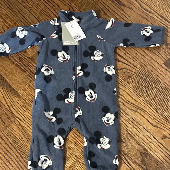 Disney Other - H & M Disney Mickey Mouse Gray Kids one-piece. New!